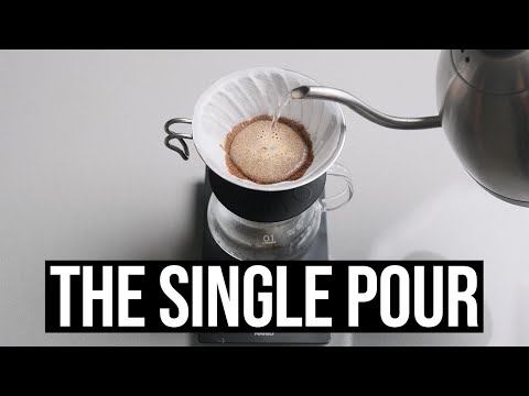 MASTERCLASS ON POUR OVER COFFEE (THE SINGLE POUR METHOD)