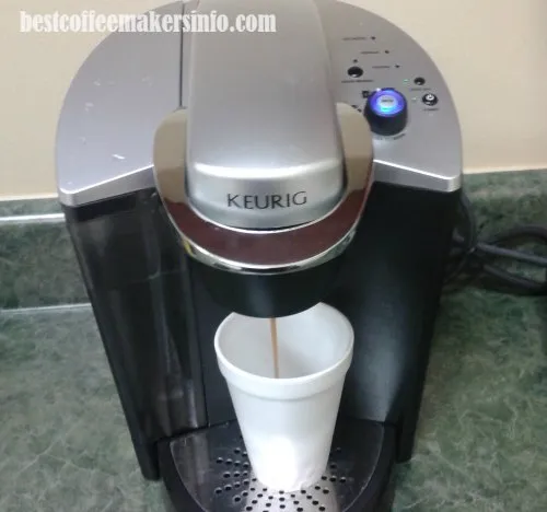 making coffee with the keurig officepro