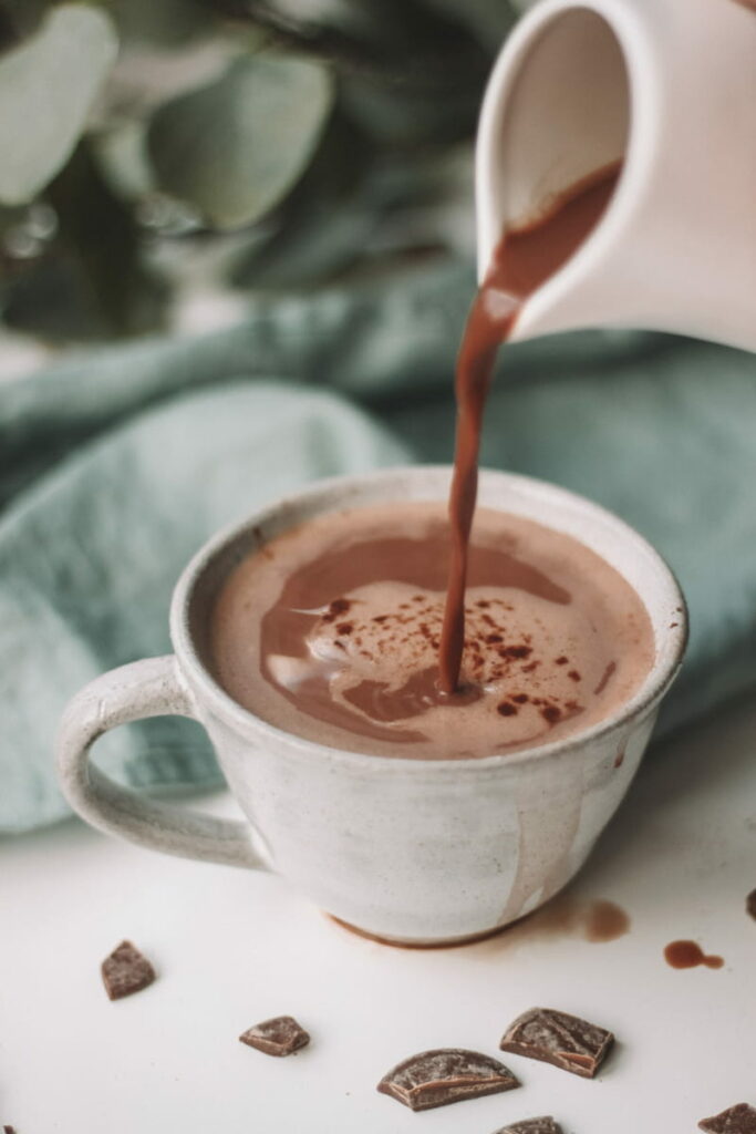 Pouring Hot Chocolate
