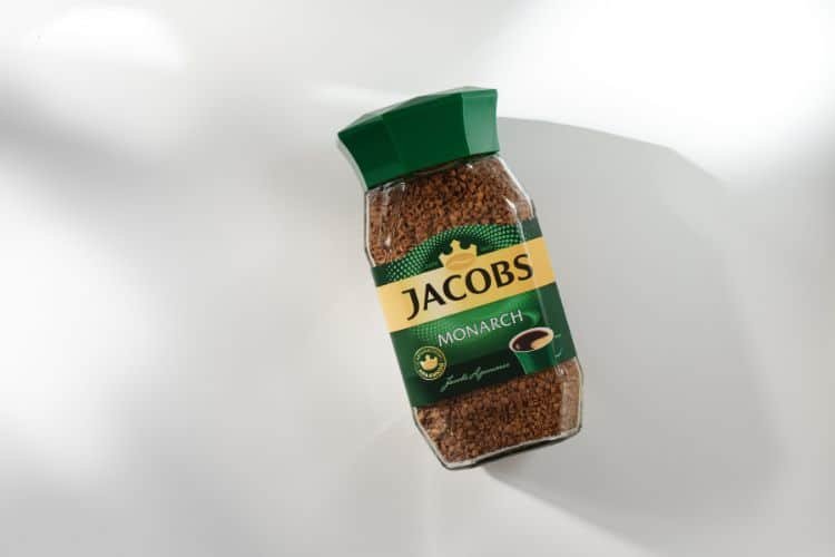 A jar of Jacobs Coffee